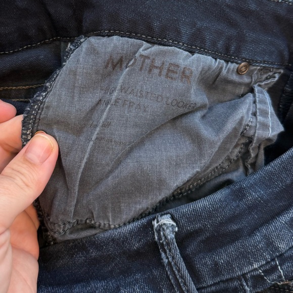 Mother Denim High Waisted Looker Ankle Fray Size 28 - Picture 6 of 8